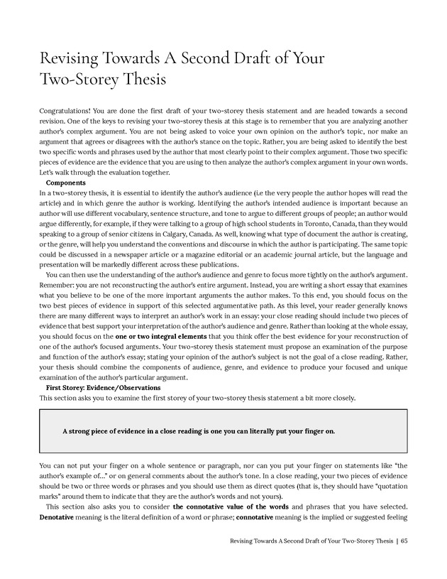 Write Here, Right Now: An Interactive Introduction to Academic Writing and Research - Page 65