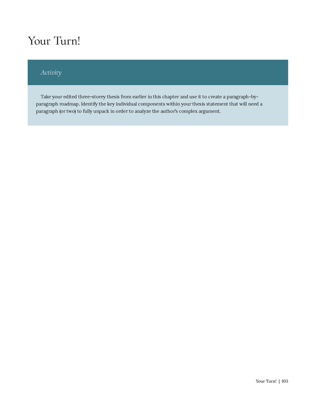 Write Here, Right Now: An Interactive Introduction to Academic Writing and Research - Page 103