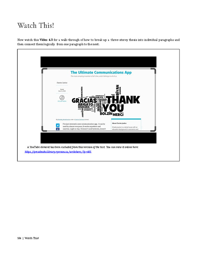Write Here, Right Now: An Interactive Introduction to Academic Writing and Research - Page 104