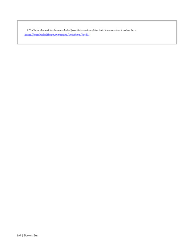 Write Here, Right Now: An Interactive Introduction to Academic Writing and Research - Page 140