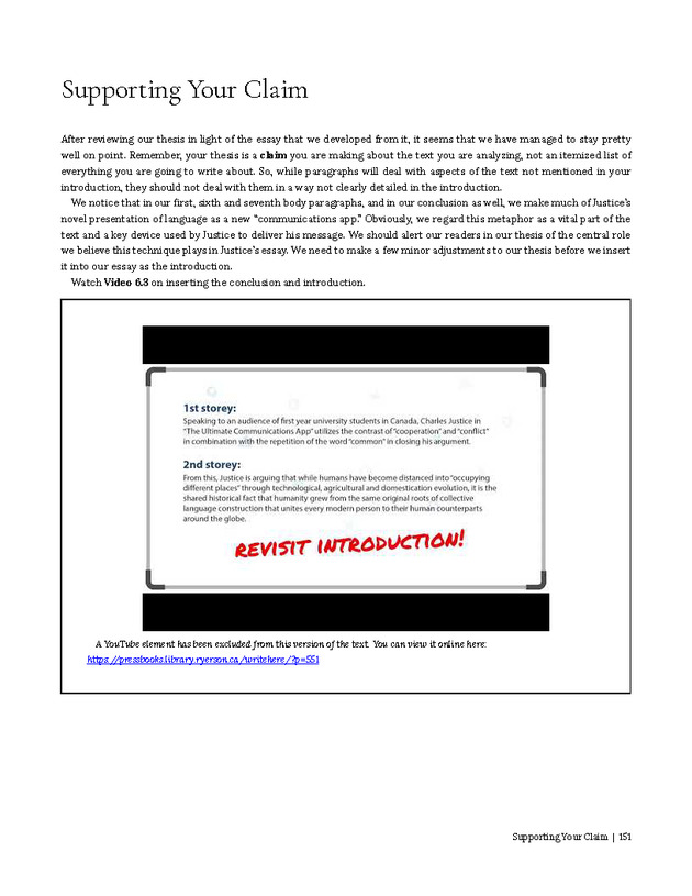 Write Here, Right Now: An Interactive Introduction to Academic Writing and Research - Page 151
