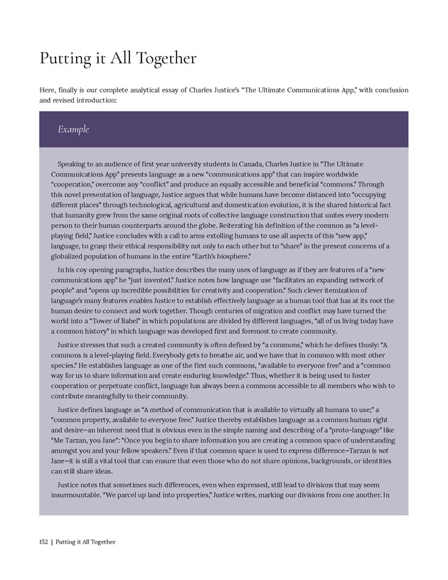 Write Here, Right Now: An Interactive Introduction to Academic Writing and Research - Page 152