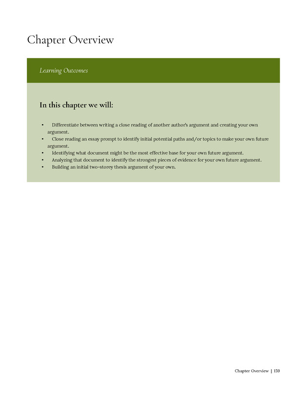 Write Here, Right Now: An Interactive Introduction to Academic Writing and Research - Page 159