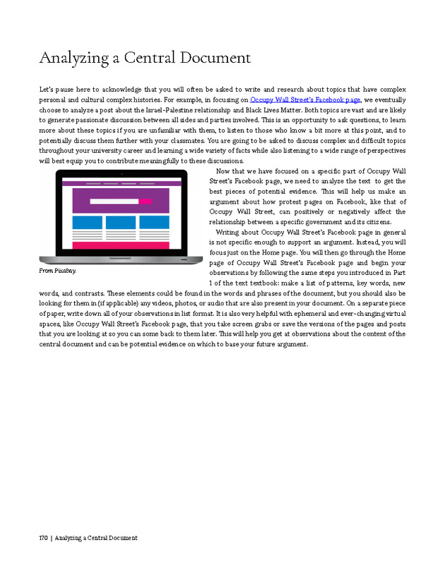 Write Here, Right Now: An Interactive Introduction to Academic Writing and Research - Page 170