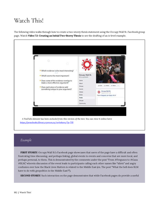 Write Here, Right Now: An Interactive Introduction to Academic Writing and Research - Page 182