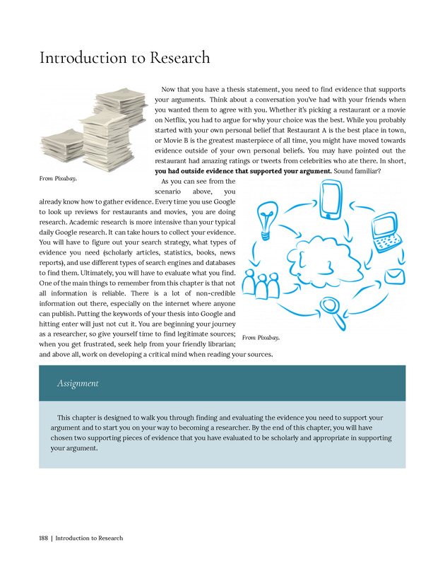 Write Here, Right Now: An Interactive Introduction to Academic Writing and Research - Page 188