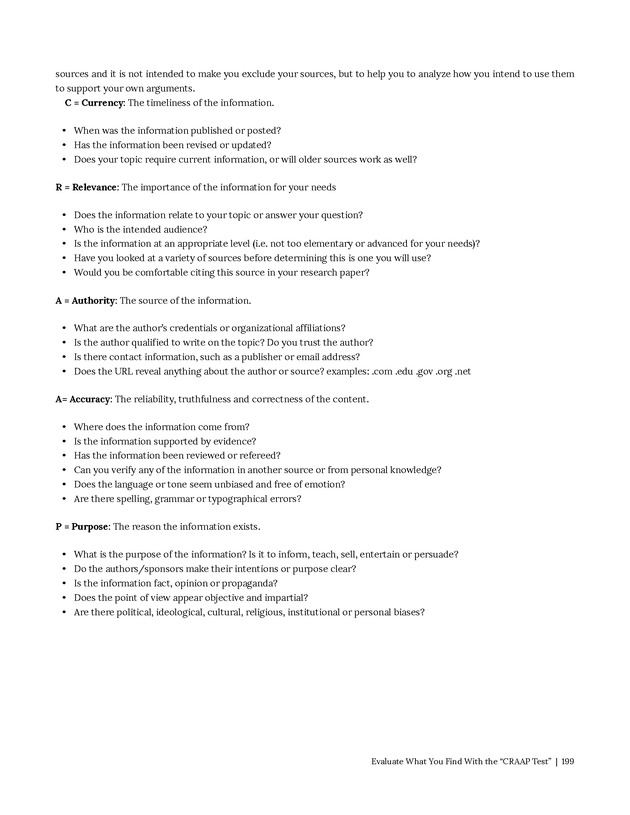 Write Here, Right Now: An Interactive Introduction to Academic Writing and Research - Page 199