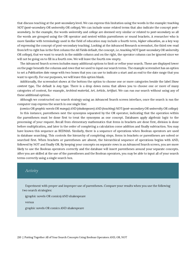 Write Here, Right Now: An Interactive Introduction to Academic Writing and Research - Page 210