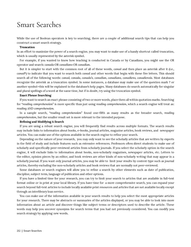 Write Here, Right Now: An Interactive Introduction to Academic Writing and Research - Page 212