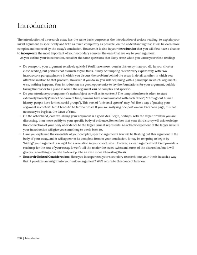 Write Here, Right Now: An Interactive Introduction to Academic Writing and Research - Page 230