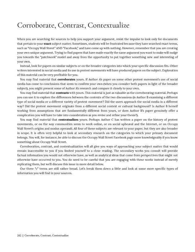 Write Here, Right Now: An Interactive Introduction to Academic Writing and Research - Page 242