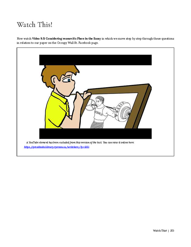 Write Here, Right Now: An Interactive Introduction to Academic Writing and Research - Page 253