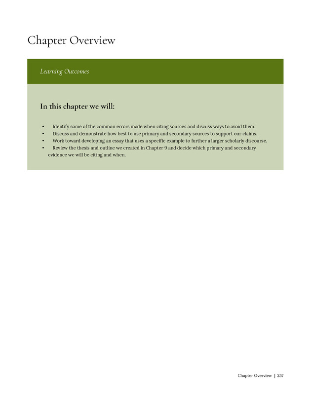 Write Here, Right Now: An Interactive Introduction to Academic Writing and Research - Page 257