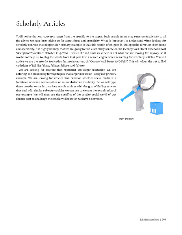 Write Here, Right Now: An Interactive Introduction to Academic Writing and Research - Page 269