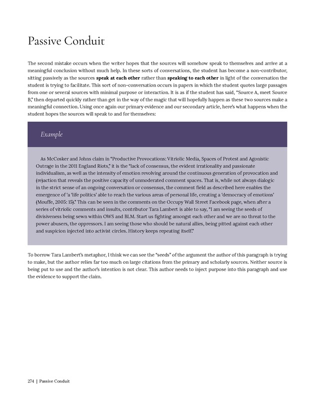 Write Here, Right Now: An Interactive Introduction to Academic Writing and Research - Page 274