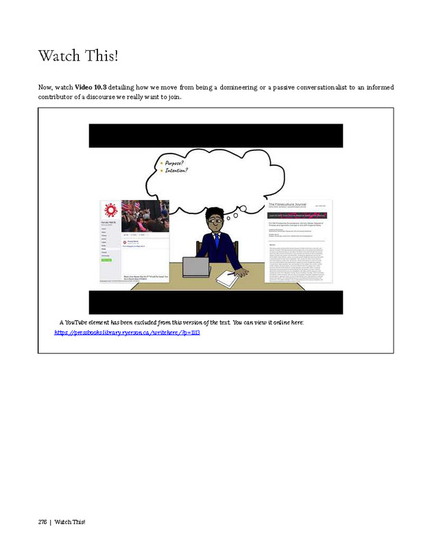 Write Here, Right Now: An Interactive Introduction to Academic Writing and Research - Page 276