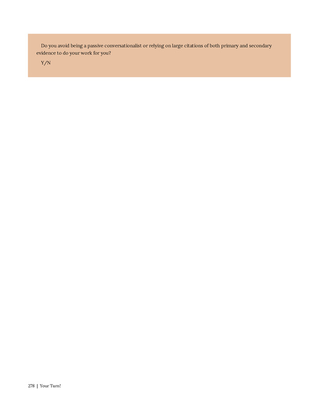 Write Here, Right Now: An Interactive Introduction to Academic Writing and Research - Page 278