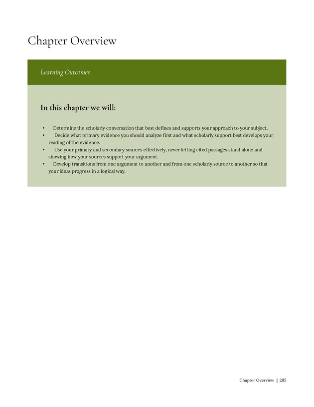 Write Here, Right Now: An Interactive Introduction to Academic Writing and Research - Page 285
