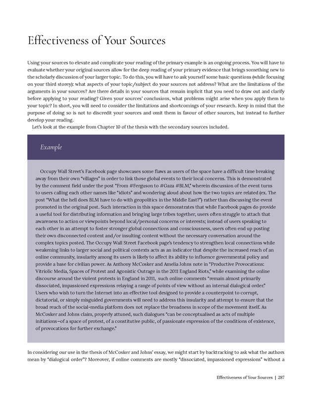 Write Here, Right Now: An Interactive Introduction to Academic Writing and Research - Page 287