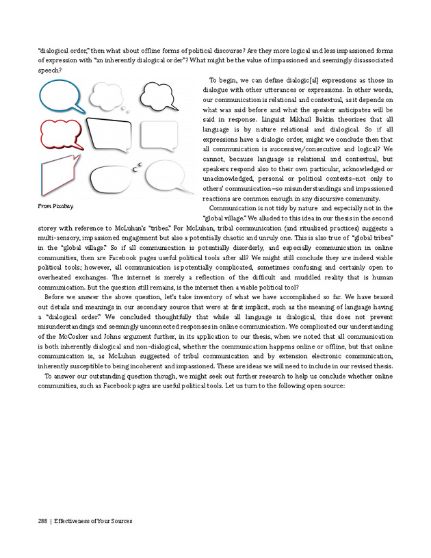 Write Here, Right Now: An Interactive Introduction to Academic Writing and Research - Page 288