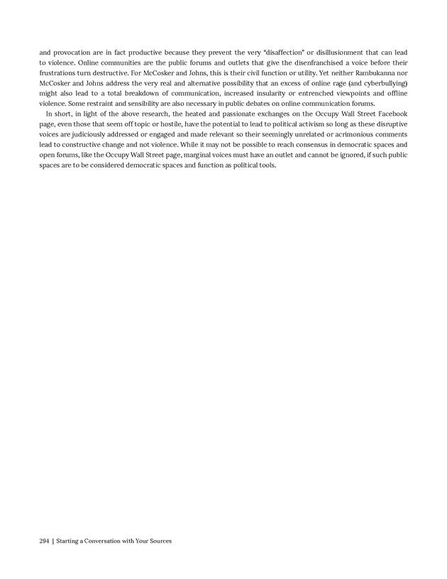 Write Here, Right Now: An Interactive Introduction to Academic Writing and Research - Page 294