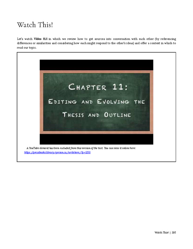 Write Here, Right Now: An Interactive Introduction to Academic Writing and Research - Page 295