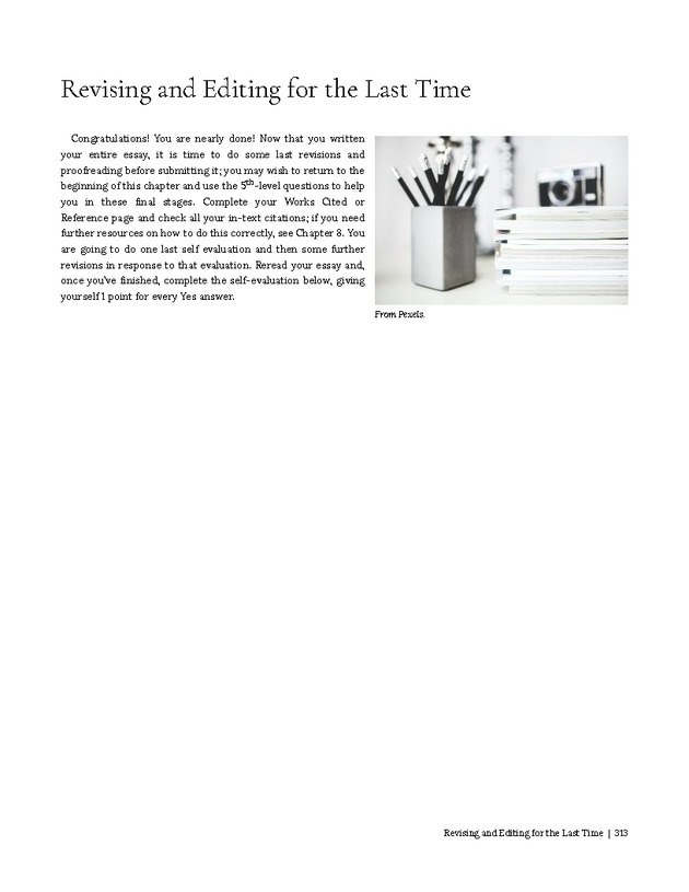 Write Here, Right Now: An Interactive Introduction to Academic Writing and Research - Page 313