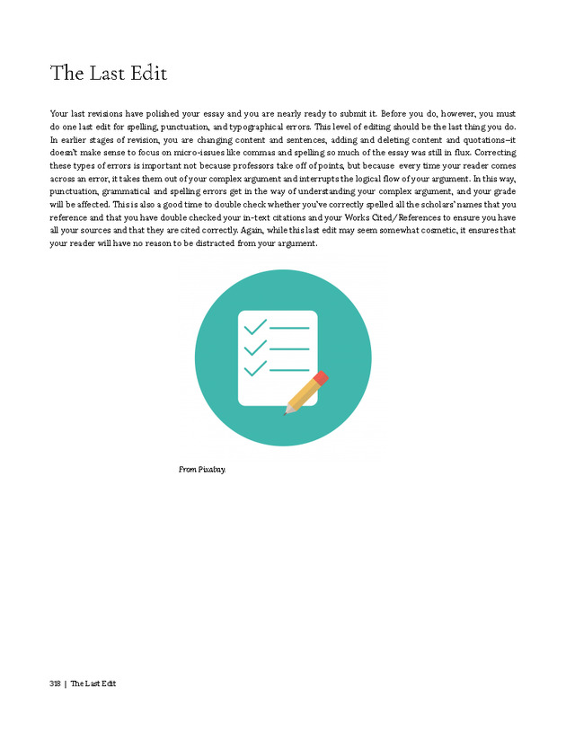 Write Here, Right Now: An Interactive Introduction to Academic Writing and Research - Page 318