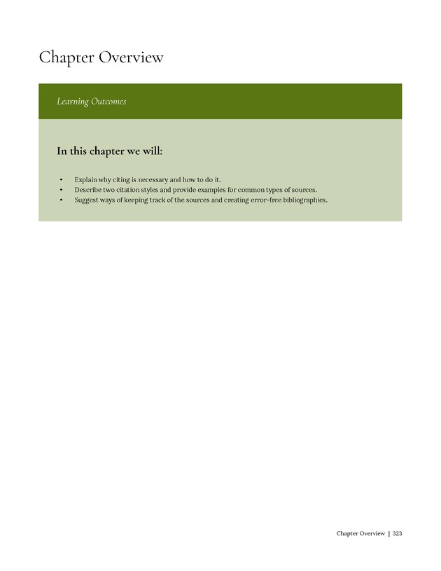 Write Here, Right Now: An Interactive Introduction to Academic Writing and Research - Page 323