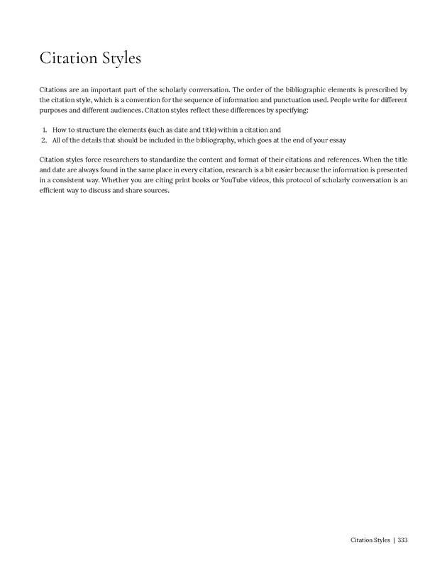 Write Here, Right Now: An Interactive Introduction to Academic Writing and Research - Page 333