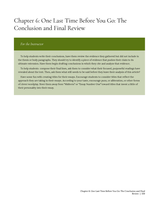 Write Here, Right Now: An Interactive Introduction to Academic Writing and Research - Page 359