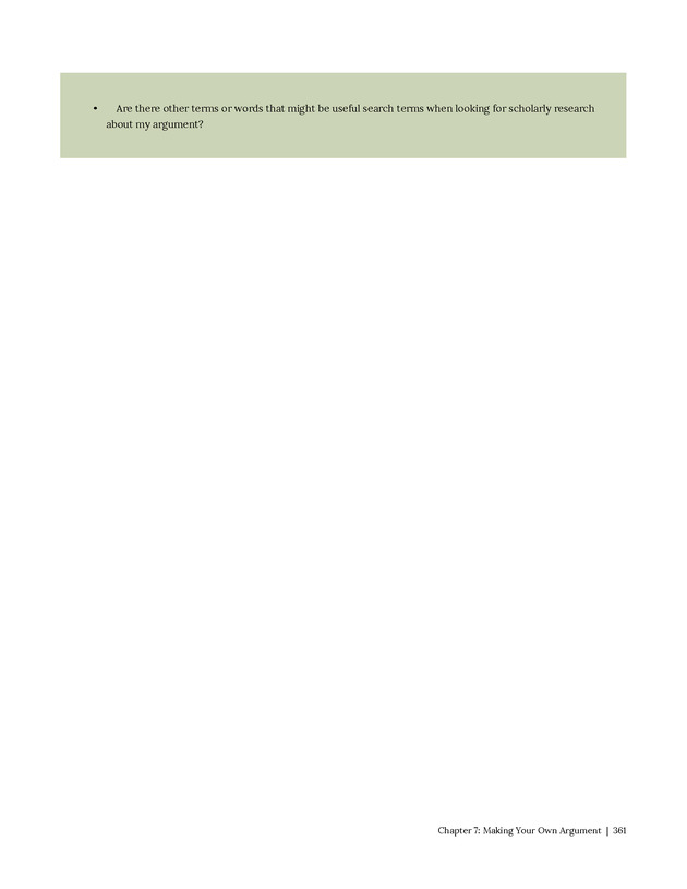 Write Here, Right Now: An Interactive Introduction to Academic Writing and Research - Page 361