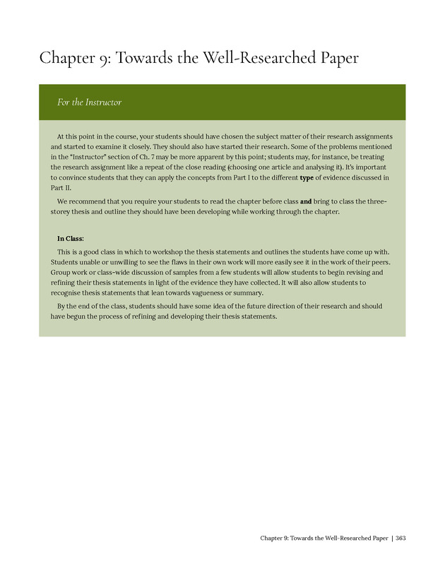Write Here, Right Now: An Interactive Introduction to Academic Writing and Research - Page 363