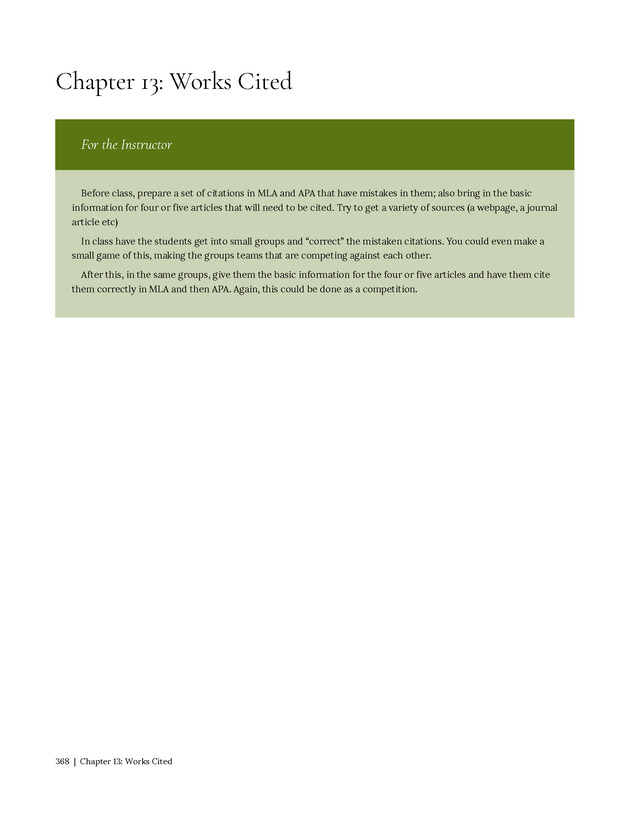 Write Here, Right Now: An Interactive Introduction to Academic Writing and Research - Page 368