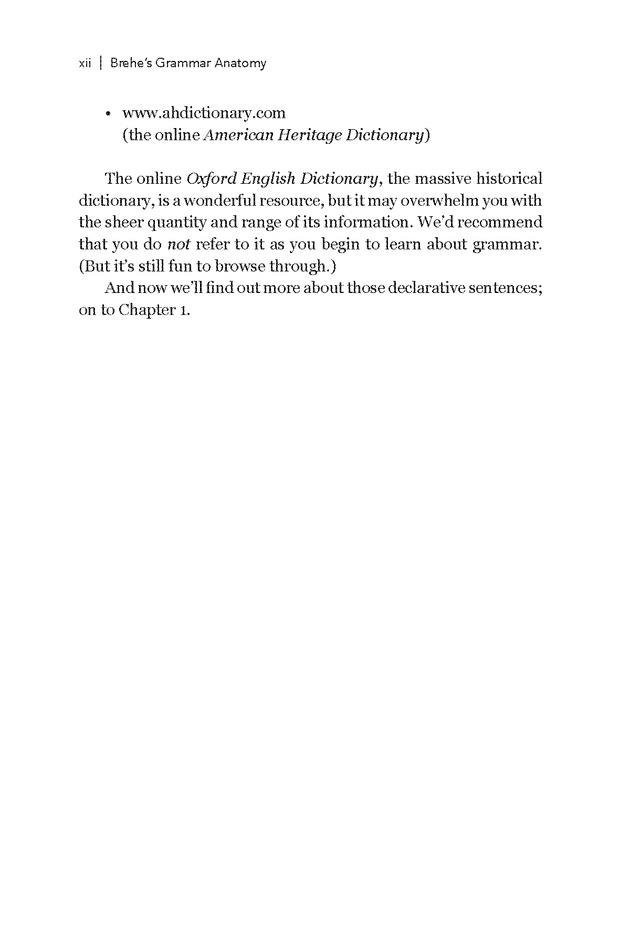 Brehe's Grammar Anatomy - Introduction 8