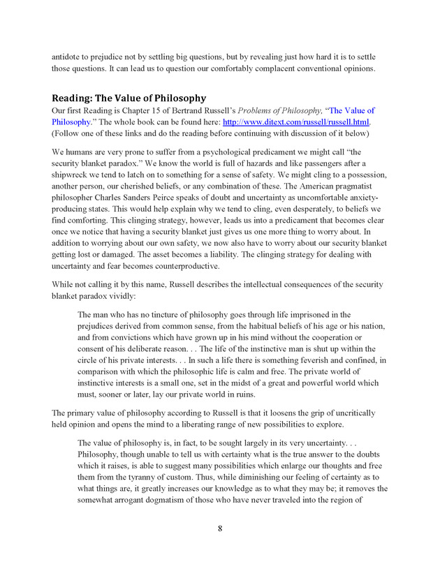 An Introduction to Philosophy - What Philosophy Is 4