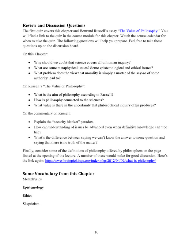 An Introduction to Philosophy - What Philosophy Is 6