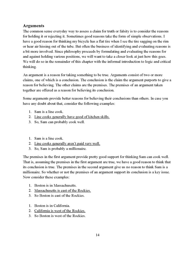 An Introduction to Philosophy - How is Philosophy Done 4