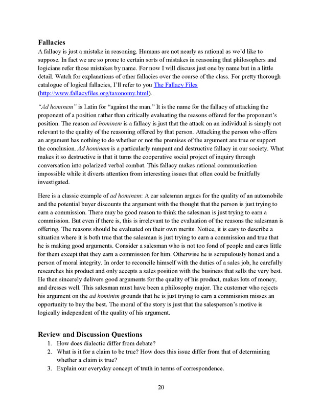 An Introduction to Philosophy - How is Philosophy Done 10