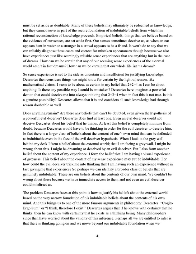 An Introduction to Philosophy - The Rationalists 4