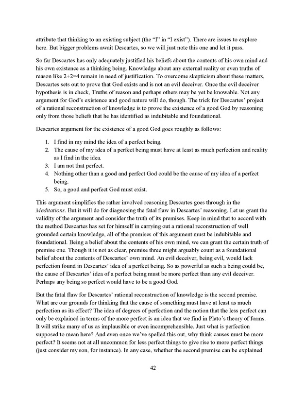An Introduction to Philosophy - The Rationalists 5