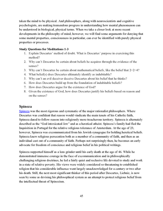 An Introduction to Philosophy - The Rationalists 8
