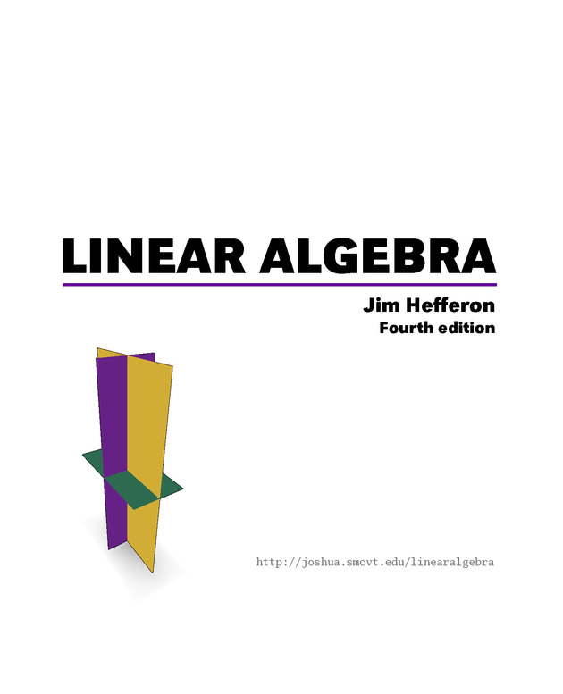 Linear Algebra - Cover 1