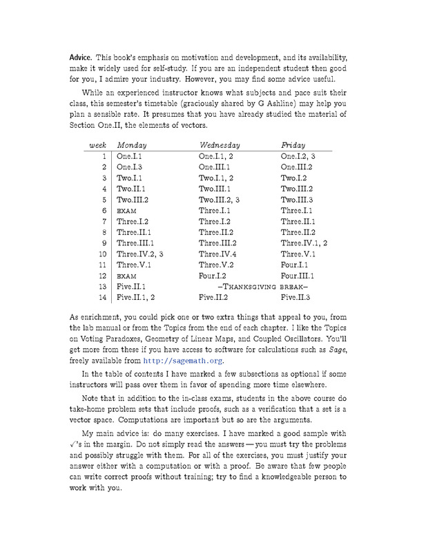 Linear Algebra - Preface 3