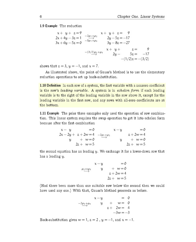 Linear Algebra - Linear Systems 6