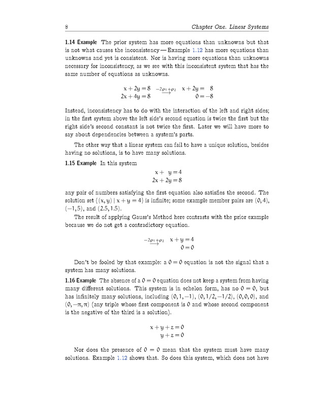 Linear Algebra - Linear Systems 8