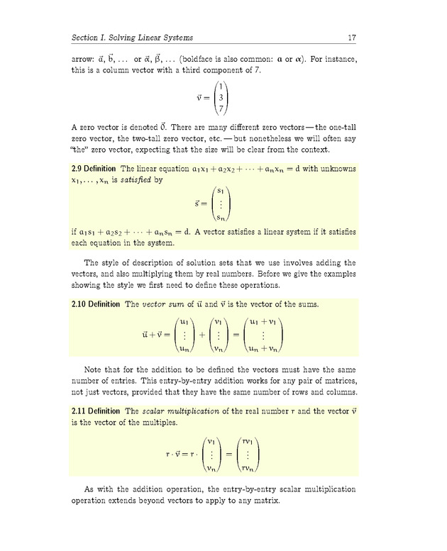 Linear Algebra - Linear Systems 17