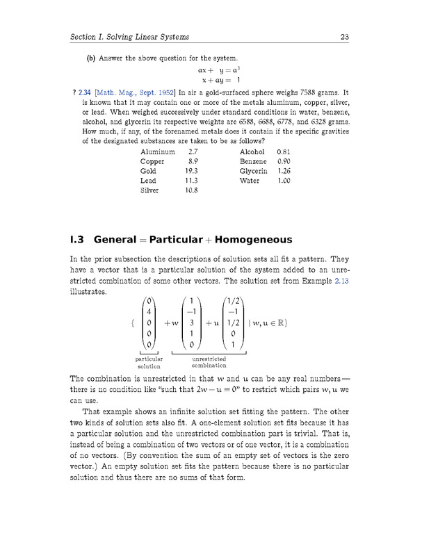 Linear Algebra - Linear Systems 23