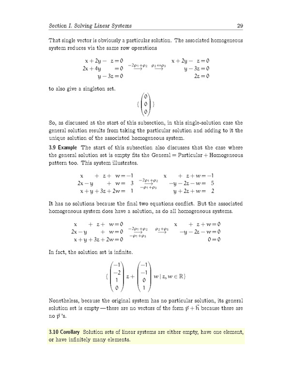 Linear Algebra - Linear Systems 29