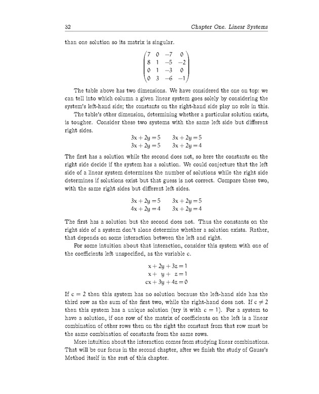 Linear Algebra - Linear Systems 32